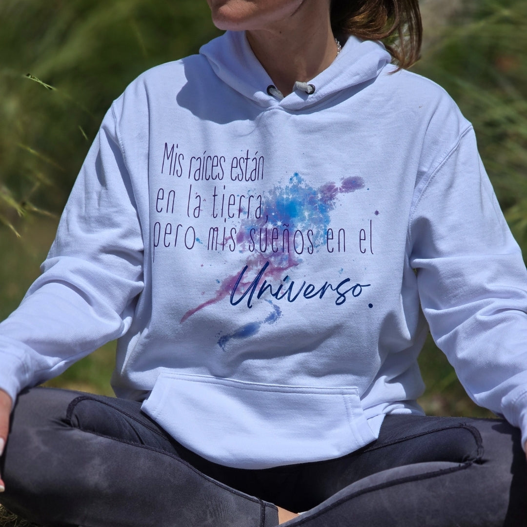 Polerón "Mis raíces están en la tierra, pero mis sueños en el universo"