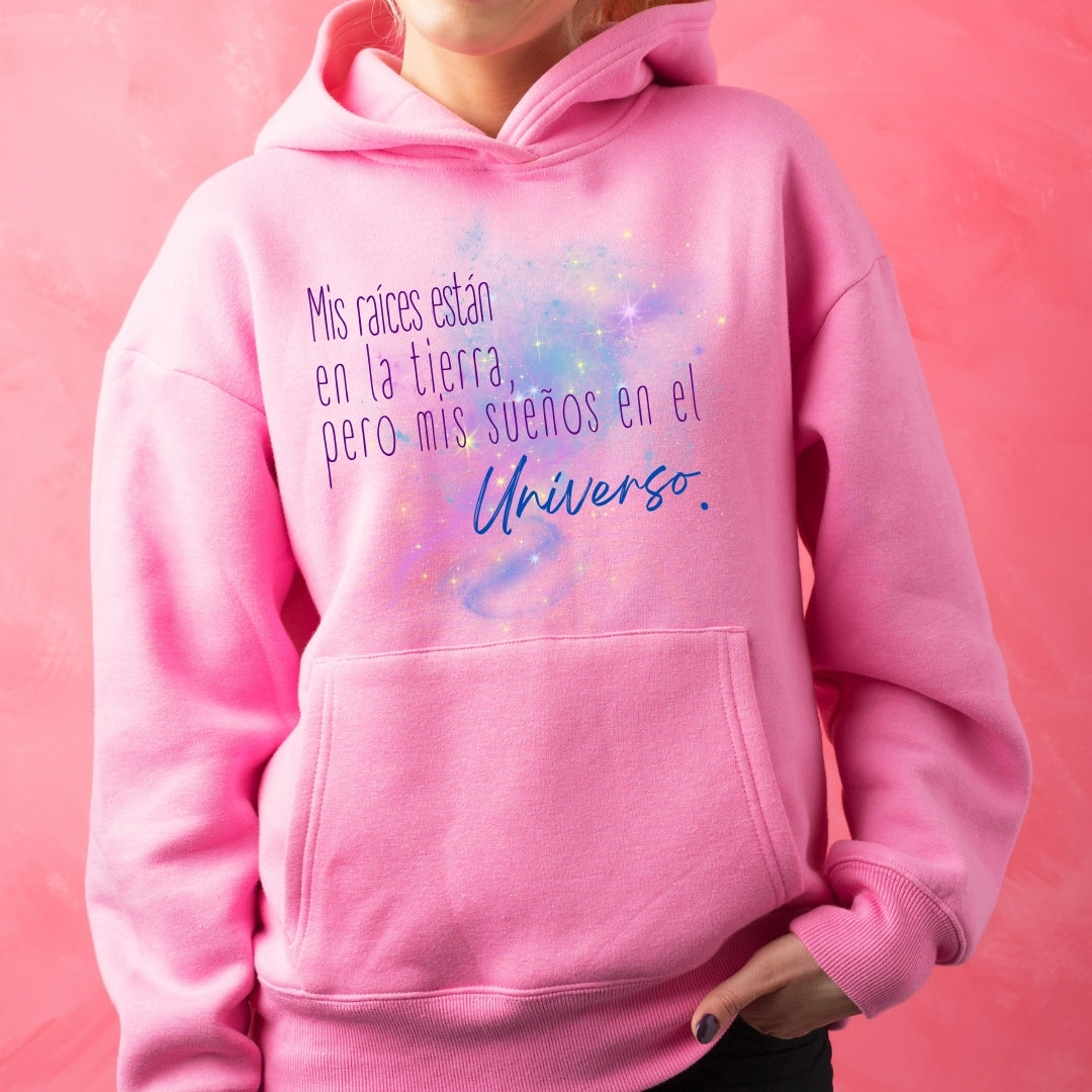 Polerón "Mis raíces están en la tierra, pero mis sueños en el universo"