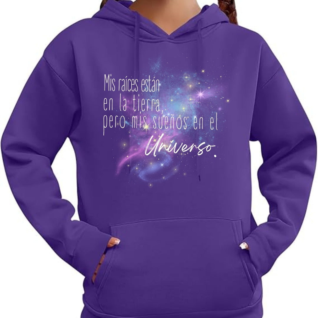 Polerón "Mis raíces están en la tierra, pero mis sueños en el universo"