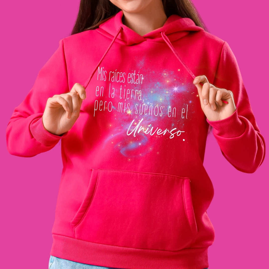 Polerón "Mis raíces están en la tierra, pero mis sueños en el universo"